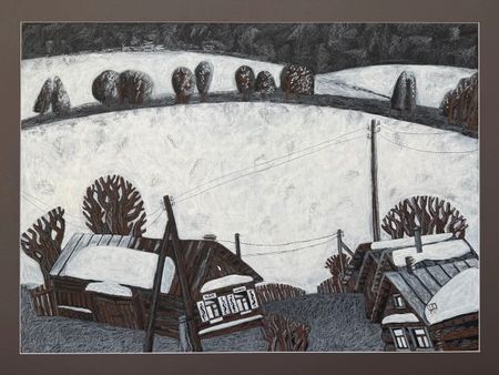 Юлия Шадрина (Авторская графика - 
                  103 x 76 см) Тишина