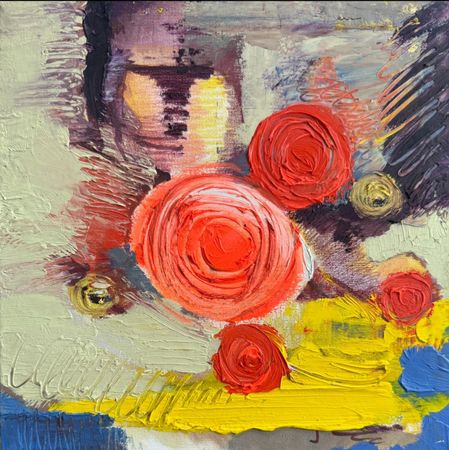 Екатерина Лаптева (Картина, живопись - 
                  24 x 24 см) Голандский натюрморт