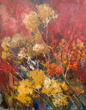 Кошукова Юлия (Картина, живопись - 
                  60 x 70 см) Разготравье