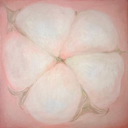 Ева Гец (Картина, живопись - 
                  30 x 30 см) Хлопковое облако