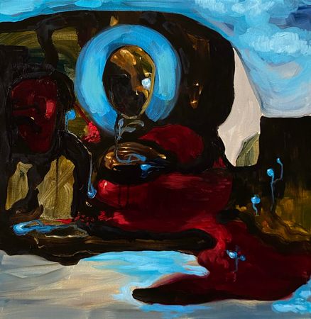 Катя Никитина (Картина, живопись - 
                  50 x 50 см) Элизиум