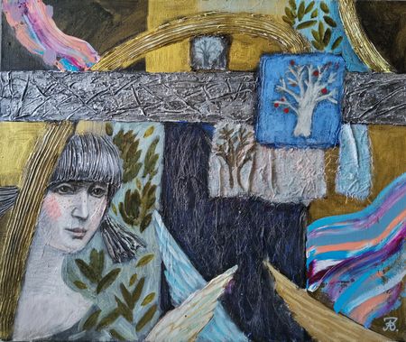 Зарина Абисалова (Картина, живопись - 
                  60 x 50 см) Ева