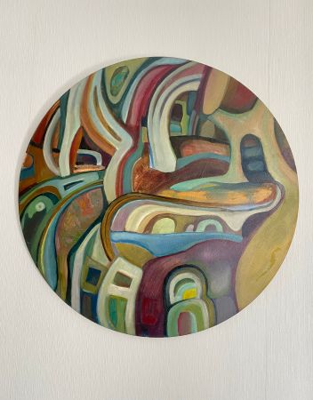 Екатерина Уварова (Картина, живопись - 
                  60 x 60 см) Изменение
