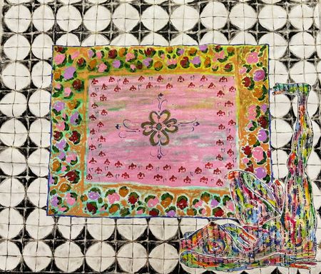 Александра Халипская (Картина, живопись - 
                  163 x 140 см) Где я?