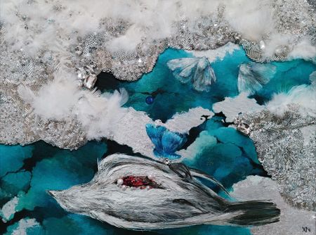 Ксения Наймушина (Картина, живопись - 
                  40 x 30 см) Fragile