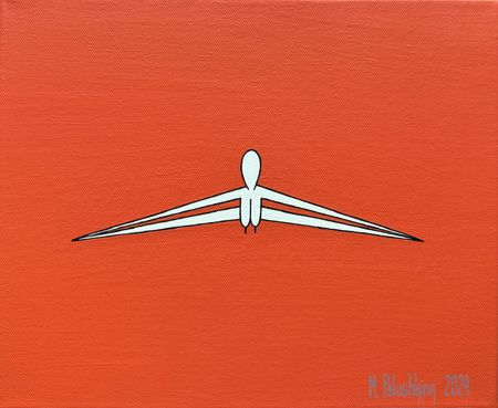 Мария Полушкина (Картина, живопись - 
                  30 x 25 см) Yoga 5