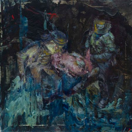 Роман Казус (Картина, живопись - 
                  70 x 70 см) Посторонний