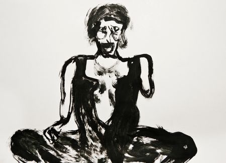 Катерина Садовски (Авторская графика - 
                  42 x 29.7 см) Без названия