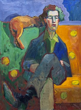 Анна Голубь (Картина, живопись - 
                  60 x 80 см) Вечерние диалоги