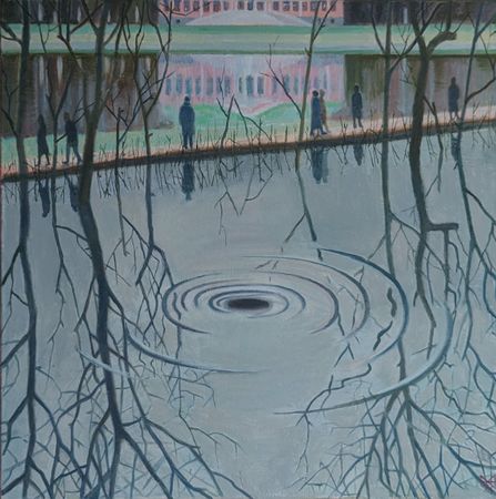 Анастасия Мотина (Картина, живопись - 
                  65 x 65 см) Омут памяти