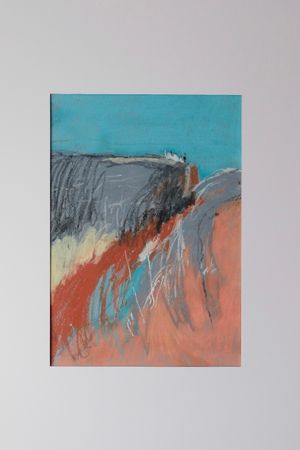 Алина Магомедова (Авторская графика - 
                  20 x 29 см) На краю обрыва