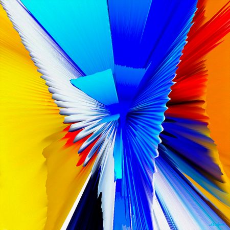 Марк Арно (Графика цифровая (принты) - 
                  48 x 48 см) Крылья бабочки