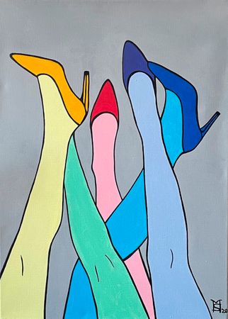 Мария Субботина (Картина, живопись - 
                  50 x 70 см) Букетик