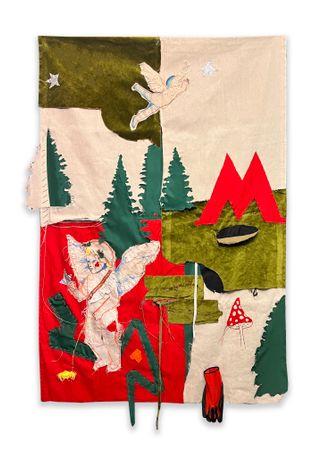 Алексей Фрей (Картина, живопись - 
                  100 x 150 см) Станция метро для ангелов