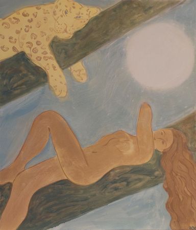 Ксения Хилько (Картина, живопись - 
                  60 x 70 см) Апрель