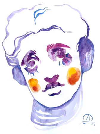 Дмитрий Филимонов (Авторская графика - 
                  21 x 29 см) Portrait