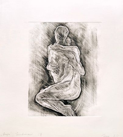 Серафима Беневольская (Графика печатная - 
                  27 x 29 см) Опора