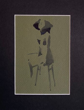 Алина Буглеева (Авторская графика - 
                  16 x 20 см) Little black