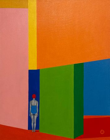 Маргарита Иванова (Картина, живопись - 
                  40 x 50 см) Прятки