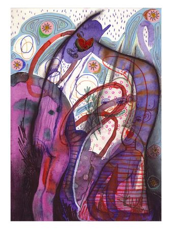 Оля Душкина (Авторская графика - 
                  21 x 29.7 см) Договариваюсь