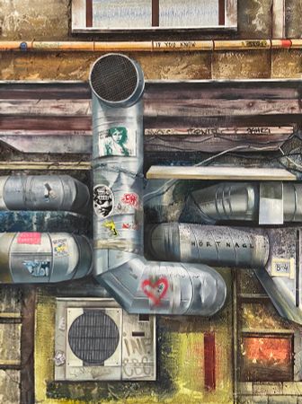 Динара Хёртнагль (Картина, живопись - 
                  60 x 80 см) Communication 1