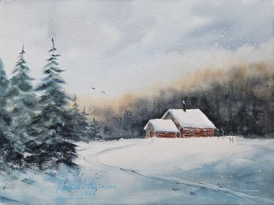 Январский лес