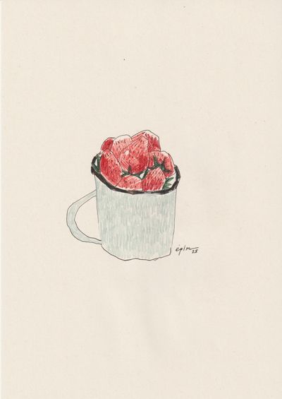 Tasse aux fraises