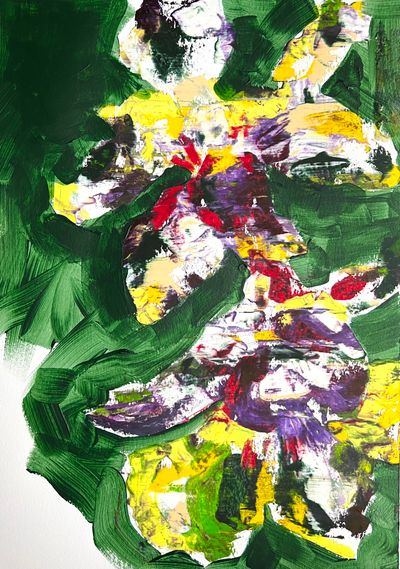 Flower Glitch. Орхидеи