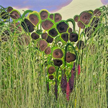 Подсолнухи