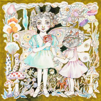 Без названия (из серии “Кудряшки и Котики”)