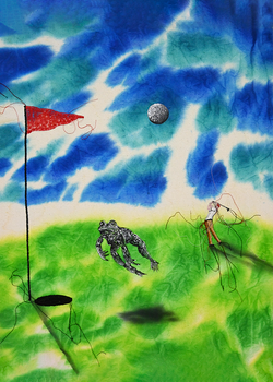 Случай на поле для гольфа