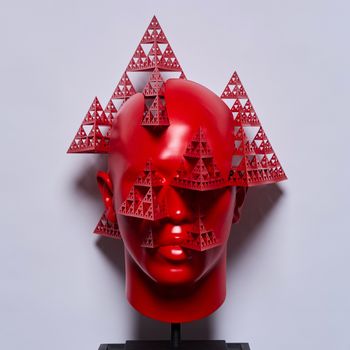 Красная голова 005, коллекция "Аватары"